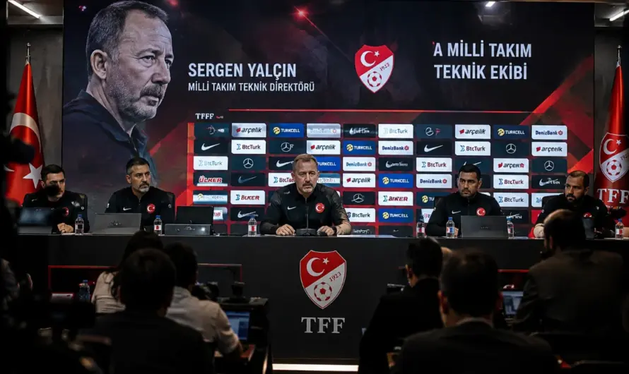 Sergen Yalçın’ın Milli Takım Kurmayları Belli Oldu: İşte Yeni Yapılanma