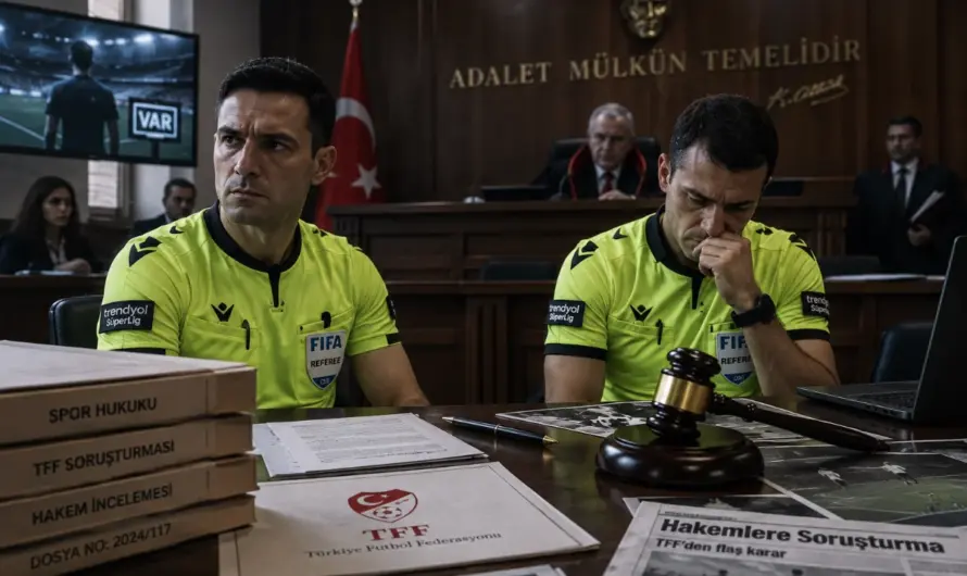 Türk Futbolunda Hakem Operasyonu: Yasin Kol ve Göktuğ Hazar Erel Adliyede